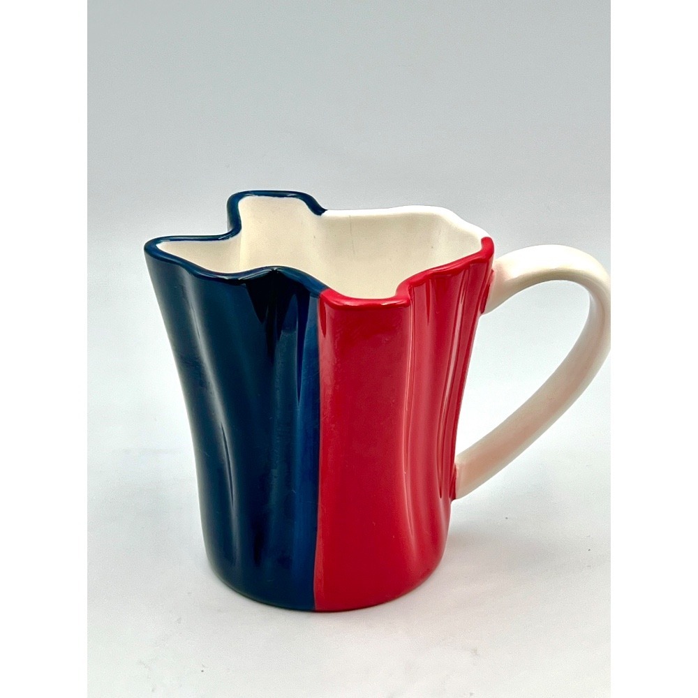 Texas Products Novelty Mug Texas State Souvenir Coffee Cup Red White Blue